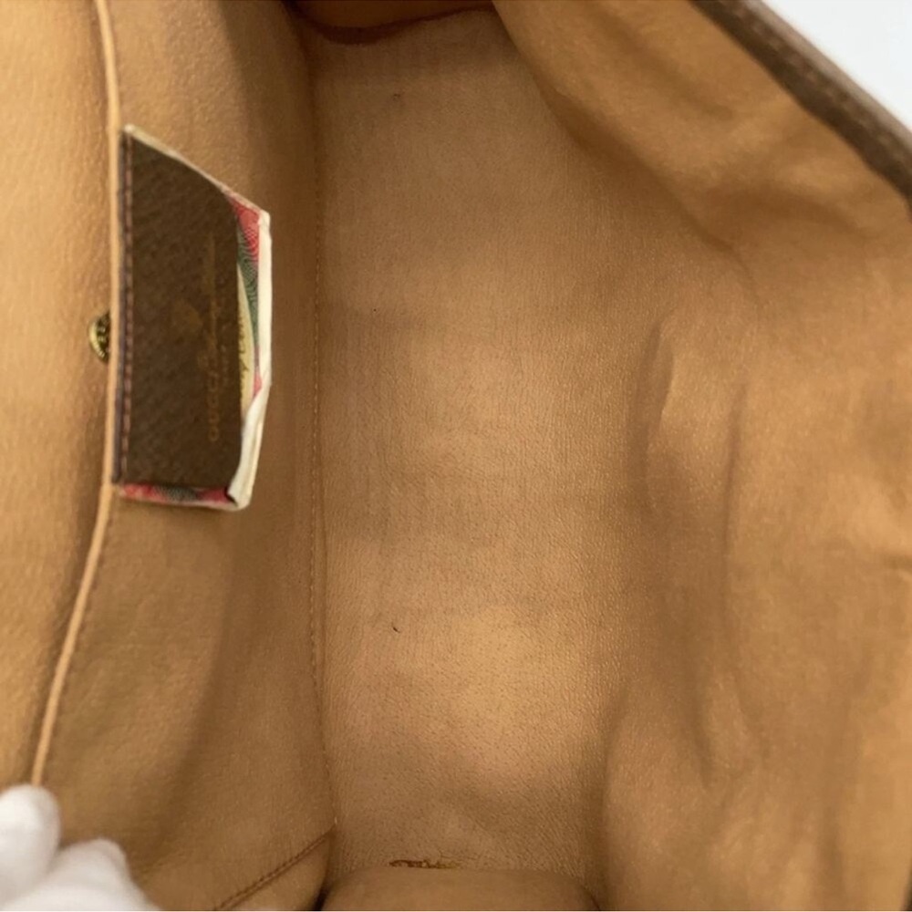 Authentic Vintage GUCCI GG Supreme Sherry Line PVC Leather Clutch HandBag EUC - Picture 11 of 14